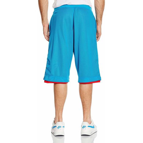 Nike Mens Reversible Pick-Up Game Shorts Size Blue/Red/White S